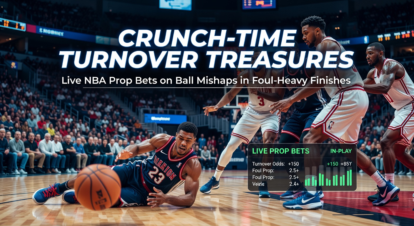 NBA players scrambling for a loose ball in the final minutes of a close game, highlighting crunch-time chaos