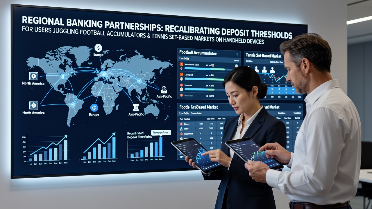 Regional banking partnerships diagram showing deposit threshold adjustments for mobile sports betting users