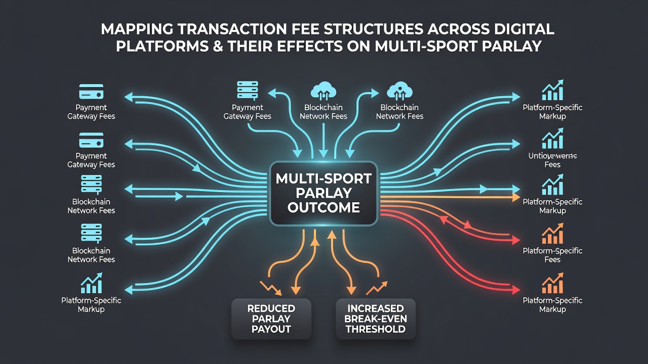 Analytics dashboard showing fee impact calculations on combined rugby and multi-sport parlay tickets